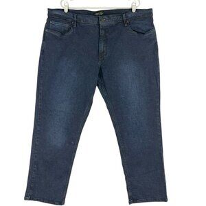 Urban Star Men's Premium Dark Wash‎ Straight Leg Stretch Denim Jeans Size 44x30